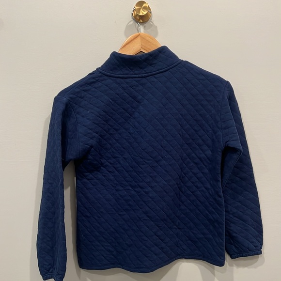 Crewcuts Navy Half-Zip Sweatshirt - Size M (8-9) - Picture 4 of 5
